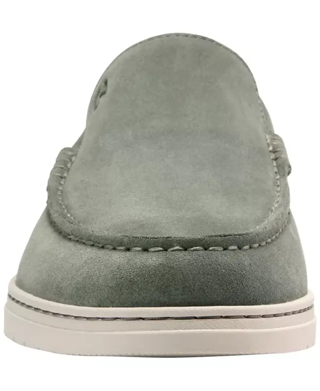 Men's Greenwich Grand Venetian Loafers - Dusty Olive Suede - 9