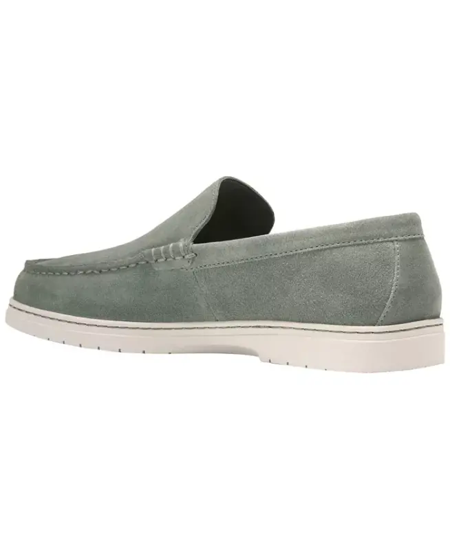 Men's Greenwich Grand Venetian Loafers - Dusty Olive Suede - 6