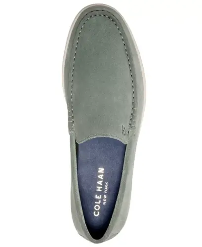 Men's Greenwich Grand Venetian Loafers - Dusty Olive Suede - 3