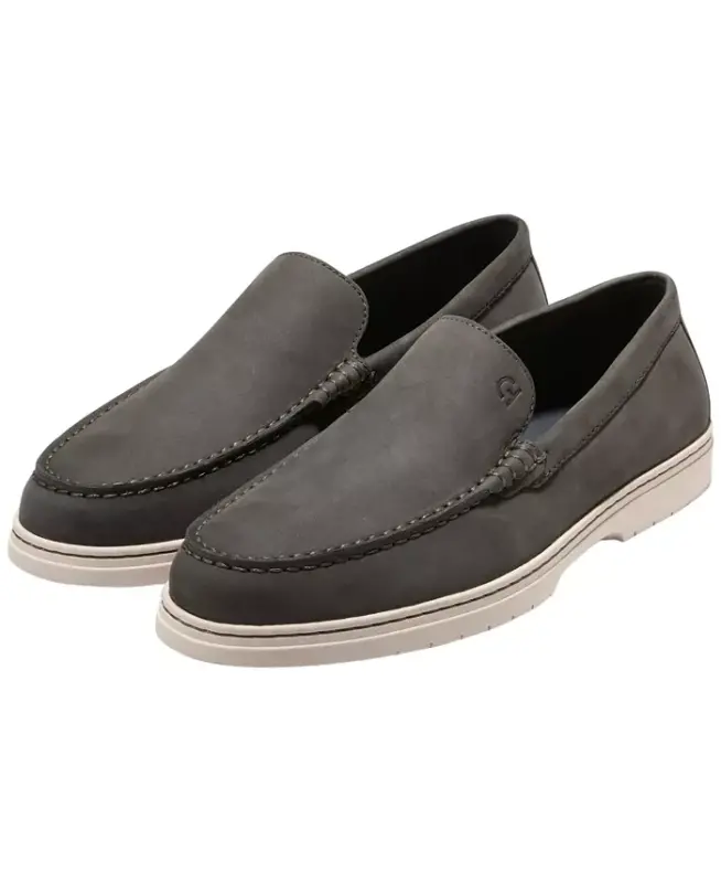 Men's Greenwich Grand Venetian Loafers - Raven Nubuck - 7
