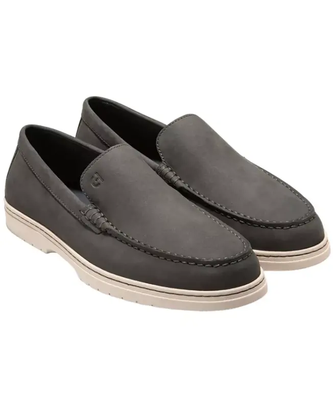 Men's Greenwich Grand Venetian Loafers - Raven Nubuck - 8