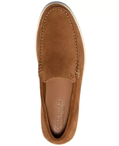 Men's Greenwich Grand Venetian Loafers - Spiced Brown Suede - 8