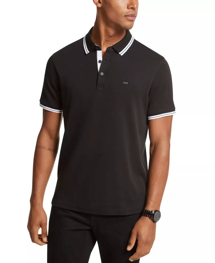 Men's Greenwich Polo Shirt Black - 1