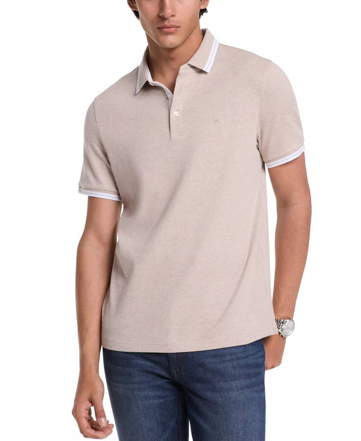 Men's Greenwich Polo Shirt Oatmeal Heather - 1