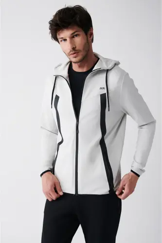 Men's Grey Hoodie Sweatshirt 