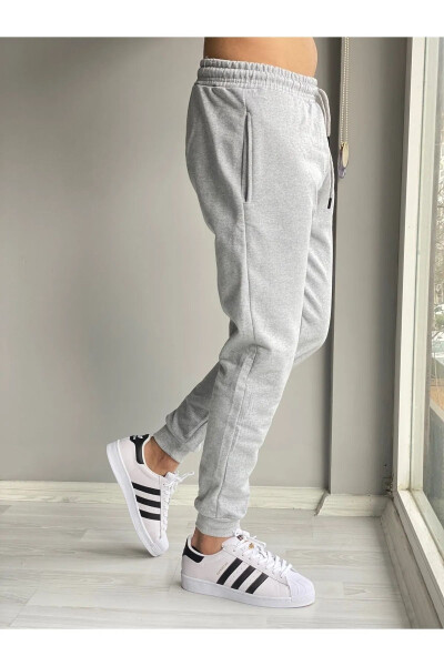 Men's Grey Jogger Sweatpants - 1