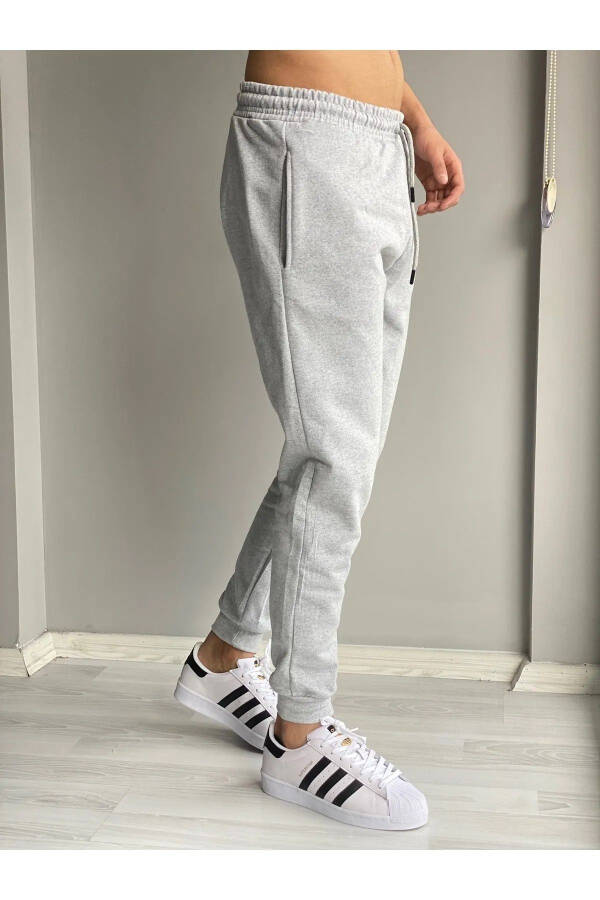 Men's Grey Jogger Sweatpants - 3