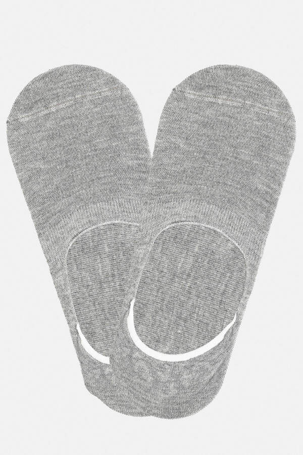 Men's Grey Slipper Socks - 5