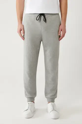 Men's Grey Sweatpants - AVVA (1)