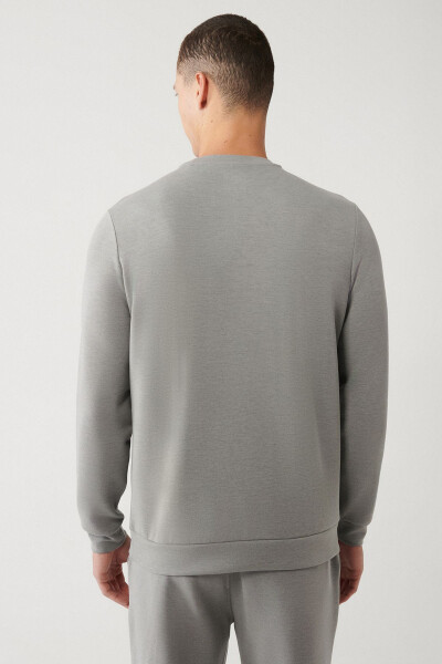 Men's Grey Sweatshirt - 4