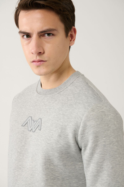 Men's Grey Sweatshirt - 9