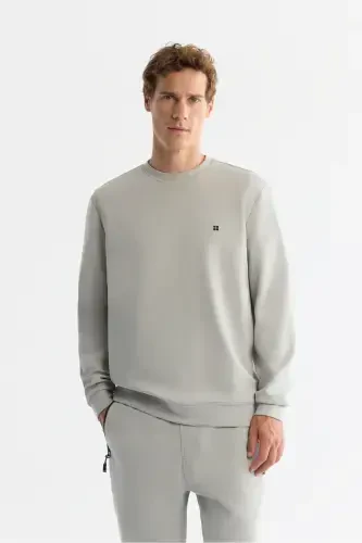 Men's Grey Sweatshirt - 1