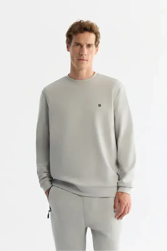 Men's Grey Sweatshirt - 1