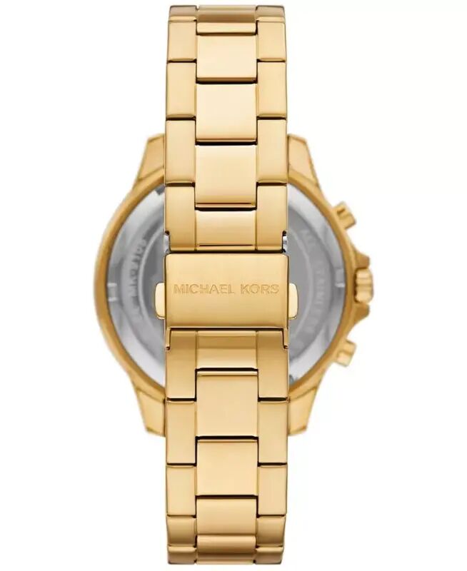 Men's Greyson Chronograph Gold-Tone Stainless Steel Watch 43mm-Gold-Tone - 3