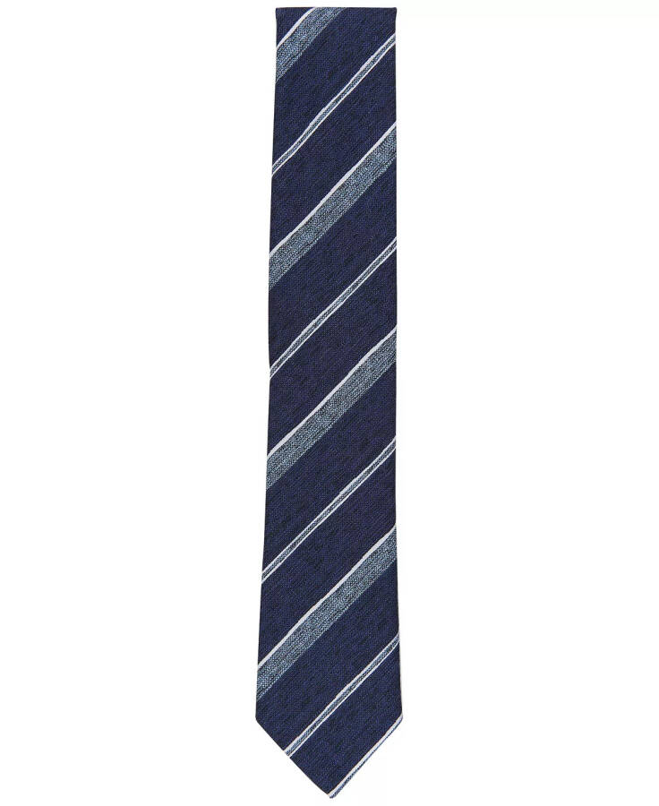 Men's Gwen Stripe Slim Tie, Created for Modazone Blue - 3