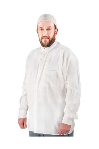 Men's Hajj Umrah Clothing and Cream Essentials Set - IHVAN ONLINE (1)