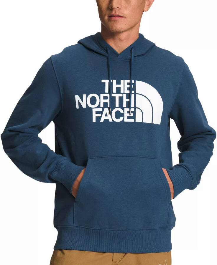 Men's Half Dome Logo Hoodie Shady Blue - 1