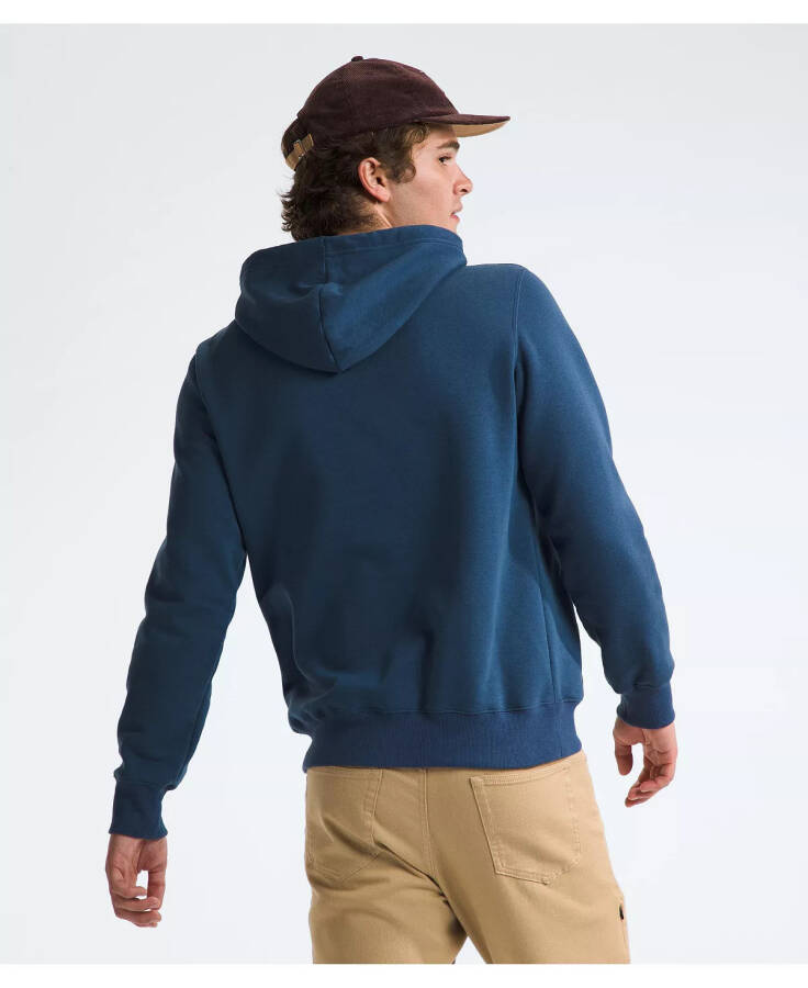 Men's Half Dome Logo Hoodie Shady Blue - 3