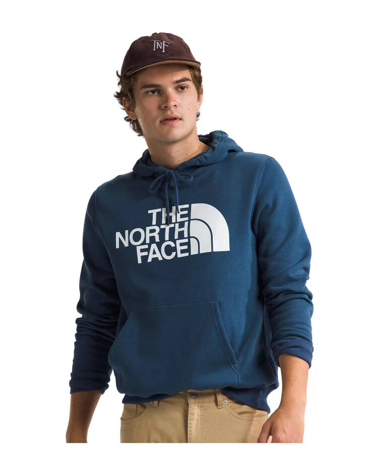 Men's Half Dome Logo Hoodie Shady Blue - 4