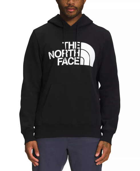 Men's Half Dome Logo Hoodie Tnf Black/tnf White - 1