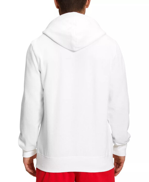 Men's Half Dome Logo Hoodie Tnf White/tnf Black - 2