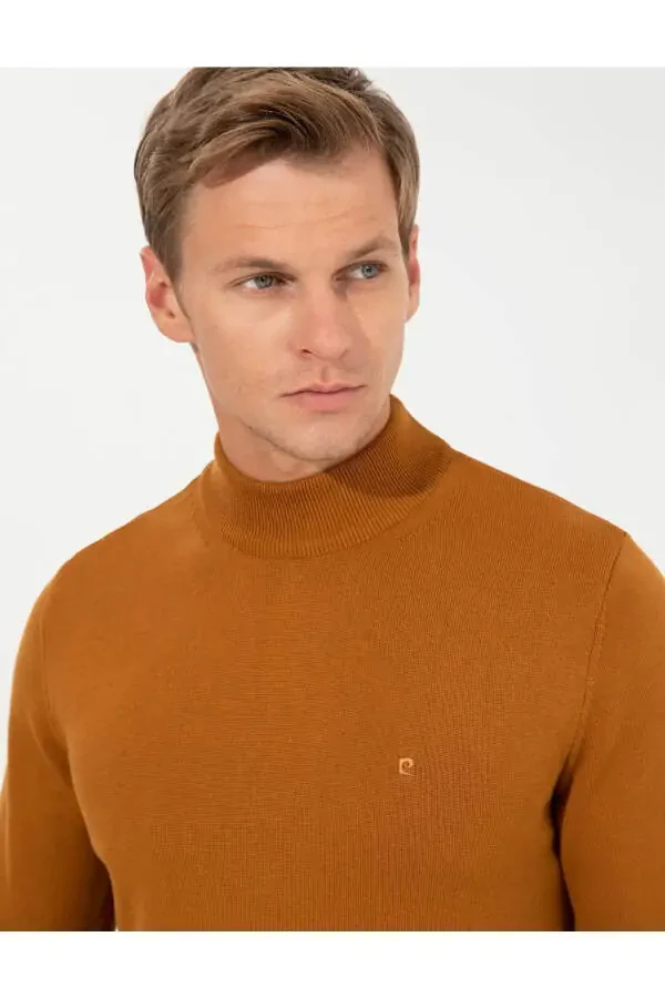 Men's Half Zip Knit Sweater - 1