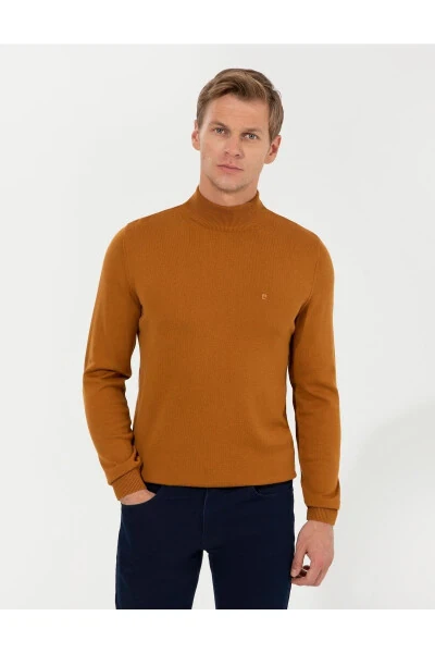 Men's Half Zip Knit Sweater - 6