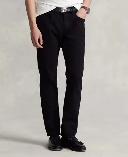Men's Hampton Relaxed Straight Jeans-Hudson Black 