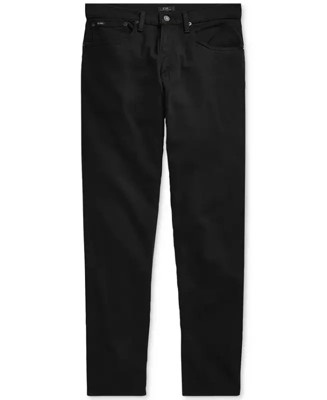 Men's Hampton Relaxed Straight Jeans-Hudson Black - 4