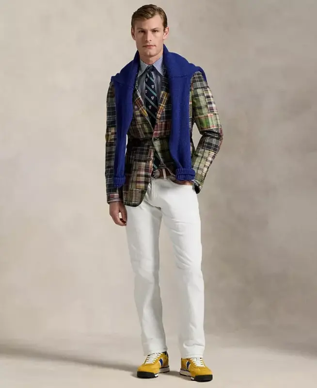 Men's Hampton Relaxed Straight Jeans-Hudson White - 2