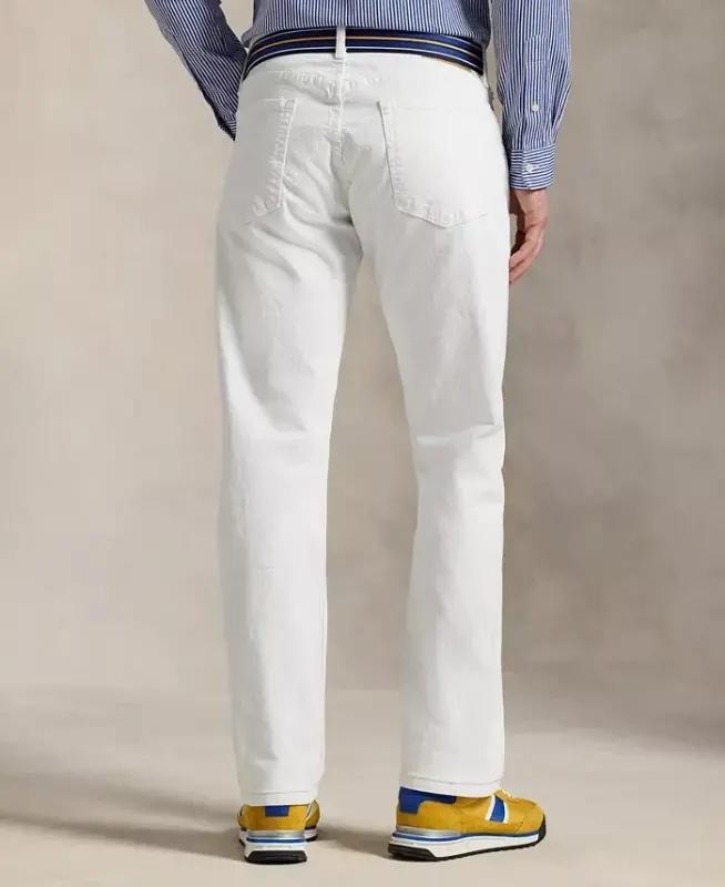 Men's Hampton Relaxed Straight Jeans-Hudson White - 3