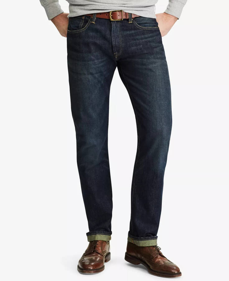 Men's Hampton Relaxed Straight Jeans Lightweight Morris Blue - 1