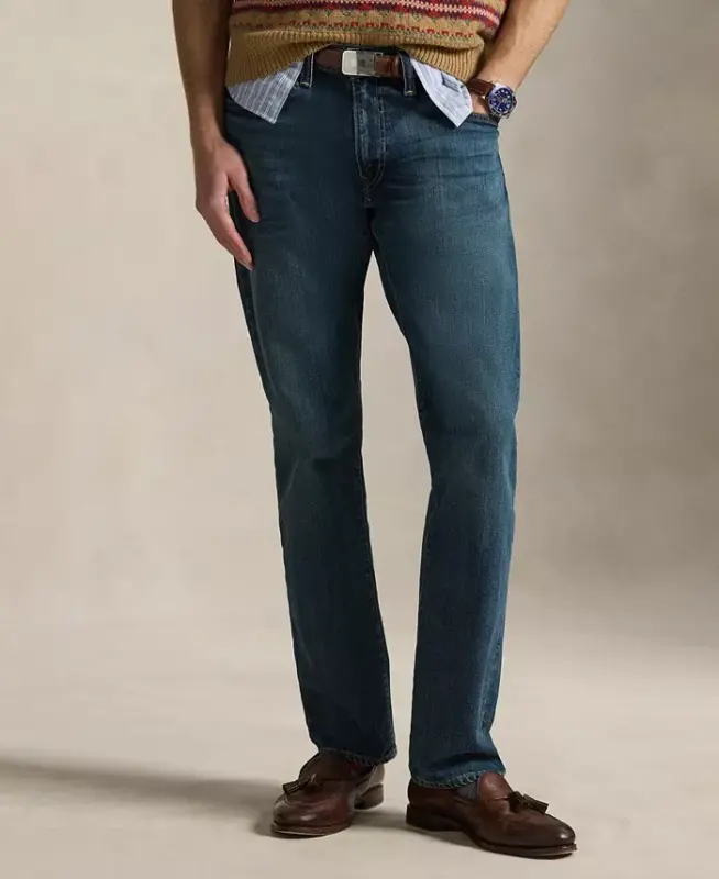 Men's Hampton Relaxed Straight Jeans-Rockford Medium - POLO RALPH LAUREN