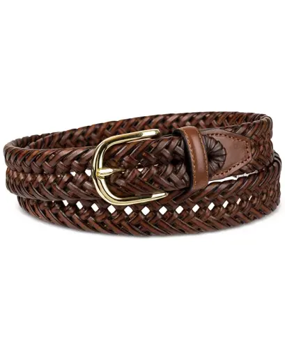Men's Hand-Laced Braided Belt, Created for Modazone - 1