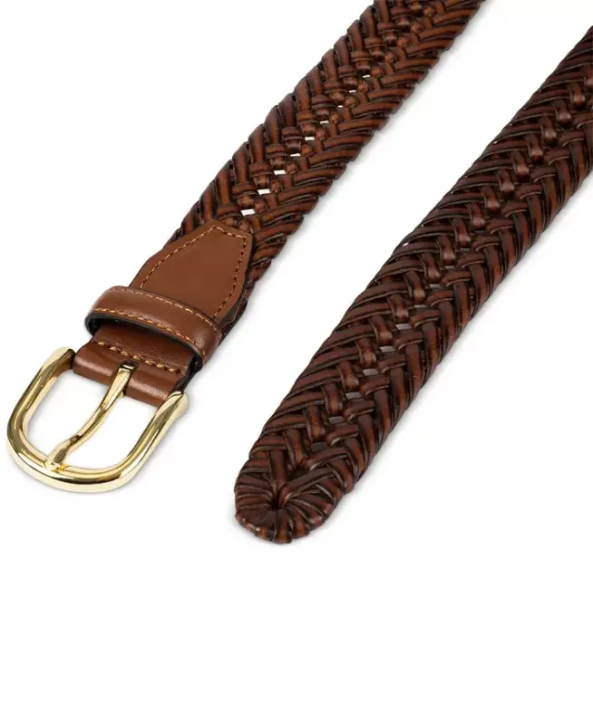 Men's Hand-Laced Braided Belt, Created for Modazone - 3