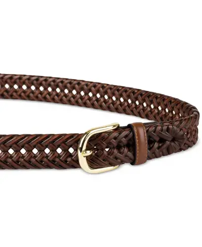 Men's Hand-Laced Braided Belt, Created for Modazone - 4