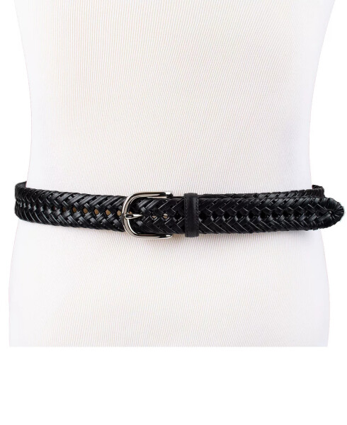 Men's Hand-Laced Braided Belt, Created for Modazone Black - 14