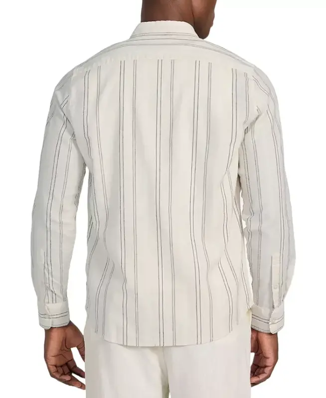 Men's Harkin Relaxed-Fit Stripe Button-Down Shirt - 4