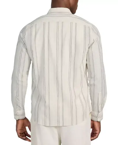 Men's Harkin Relaxed-Fit Stripe Button-Down Shirt - 4