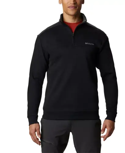 Men's Hart Mountain II Quarter-Zip Fleece Sweatshirt - Black 