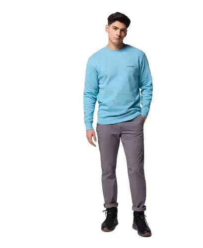 Men's Hart Mountain II Crew Sweatshirt - Vintage blue heather - 3