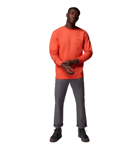 Men's Hart Mountain II Crew Sweatshirt - Zing heather - COLUMBIA (1)