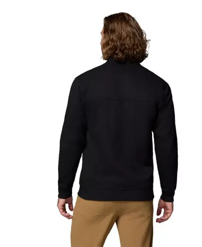 Men's Hart Mountain II Quarter-Zip Fleece Sweatshirt -Black - 5