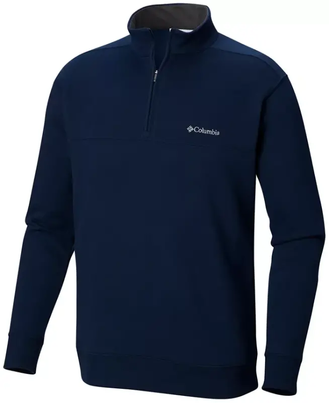 Men's Hart Mountain II Quarter-Zip Fleece Sweatshirt - Collegiate Navy - 1