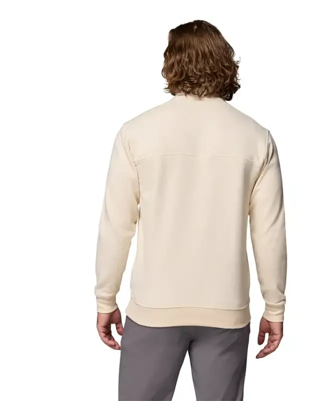 Men's Hart Mountain II Quarter-Zip Fleece Sweatshirt-Oatmeal - 5