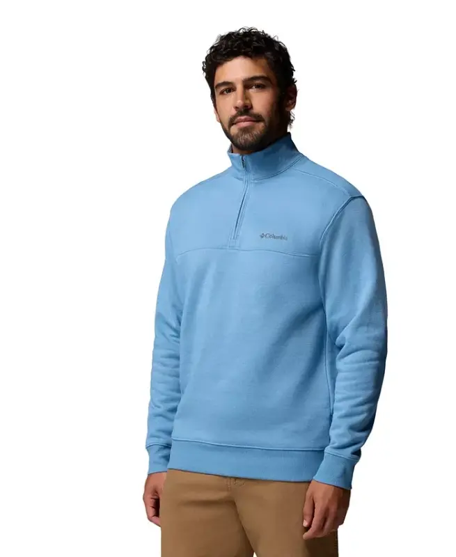 Men's Hart Mountain II Quarter-Zip Fleece Sweatshirt - Rainy Day - 2