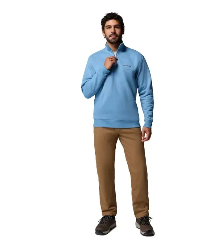 Men's Hart Mountain II Quarter-Zip Fleece Sweatshirt - Rainy Day - 3