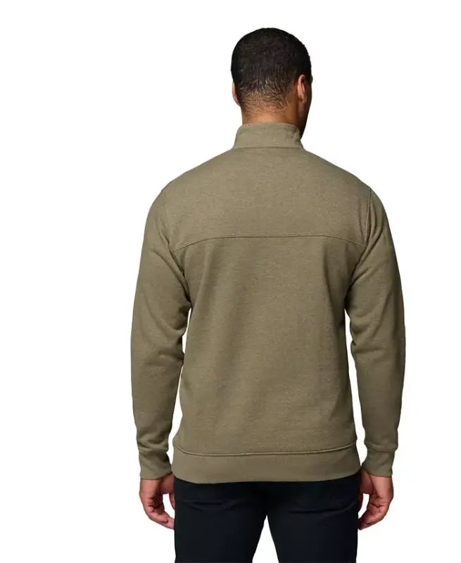 Men's Hart Mountain II Quarter-Zip Fleece Sweatshirt - Stone Green Heather - 5