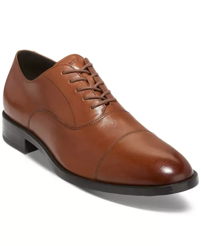 Men's Hawthorne Lace-Up Cap-Toe Oxford Dress Shoes - COLE HAAN