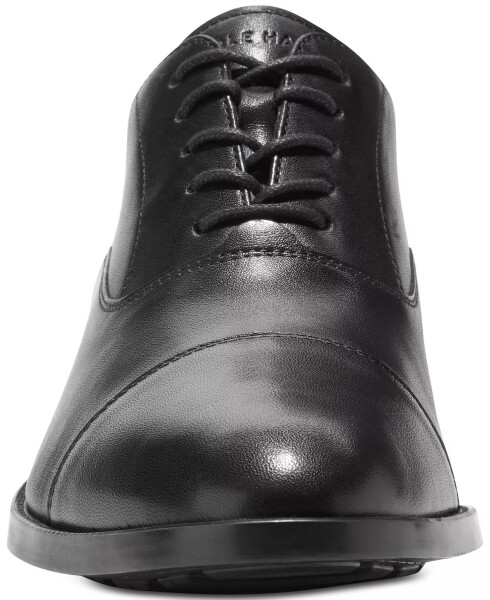 Men's Hawthorne Lace-Up Cap-Toe Oxford Dress Shoes Black - 4